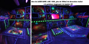 laser game les Arcs, chez boubou graffit les Arcs paradiski laser game lazer game savoie