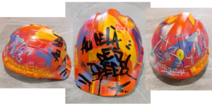 casque de chantier street art au delà des idées absolute architecture