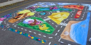 école maternelle, jeux, jeux ludiques, graffiti, marelle, maternelle, enfant, enfants art tag graffiti, univers